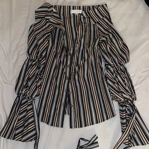 Caroline Constas Bell Sleeved Blouse